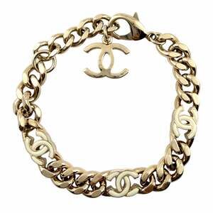 Chanel Cc Logo Chain Bracelet Metal #256929C11B